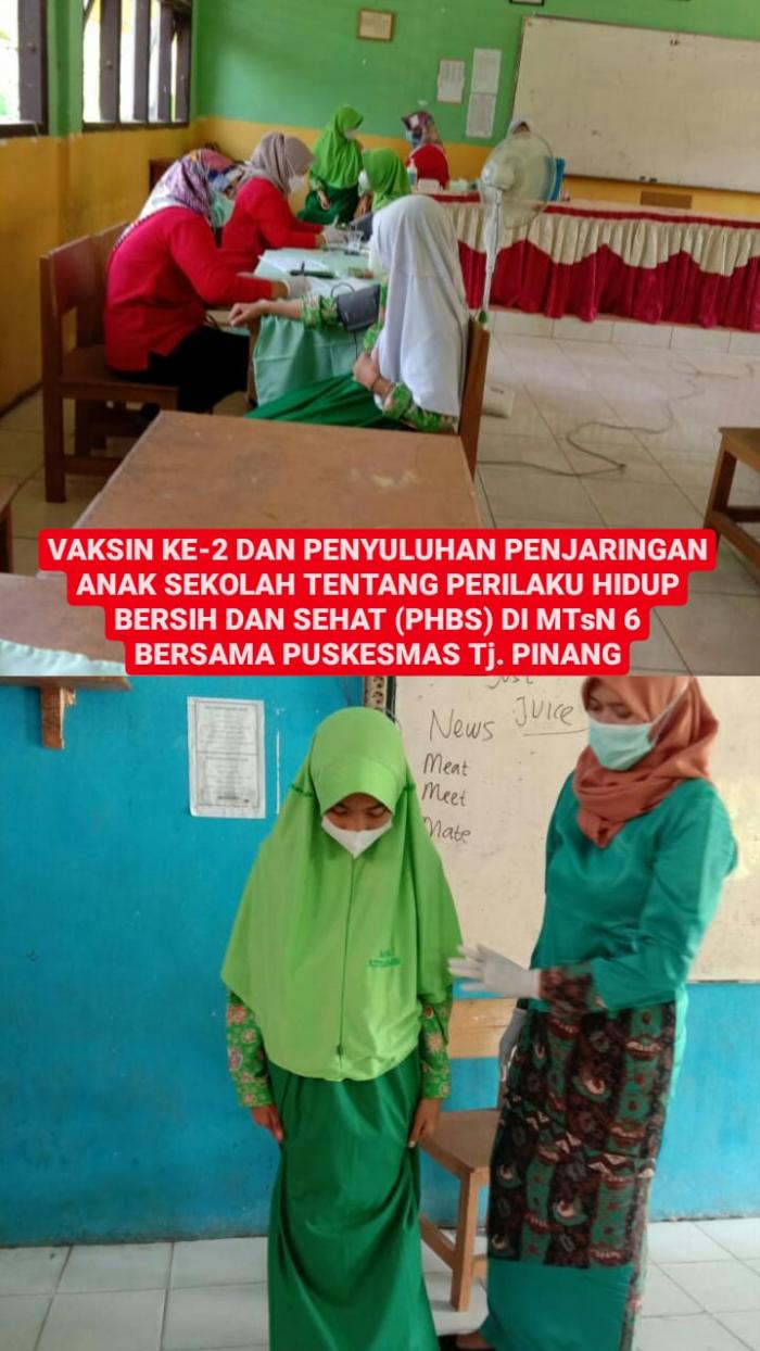 VAKSIN KE-2 DAN PENYULUHAN PENJARINGAN ANAK SEKOLAH TENTANG PERILAKU HIDUP BERSIH DAN SEHAT (PHBS) VAKSIN KE-2 DAN PENYULUHAN PENJARINGAN ANAK SEKOLAH TENTANG PERILAKU HIDUP BERSIH DAN SEHAT (PHBS)
