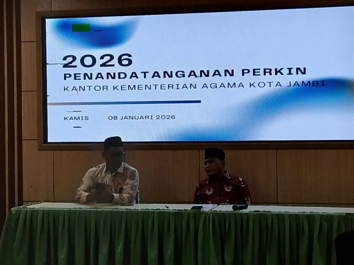 Kepala MTsN 6 Kota Jambi Hadiri Penandatanganan Perjanjian Kinerja dan Pakta Integritas Tahun 2026 di Kemenag Kota Jambi Kepala MTsN 6 Kota Jambi Hadiri Penandatanganan Perjanjian Kinerja dan Pakta Integritas Tahun 2026 di Kemenag Kota Jambi